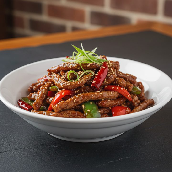 Chilli beef and chilli chicken are our hot dishes.