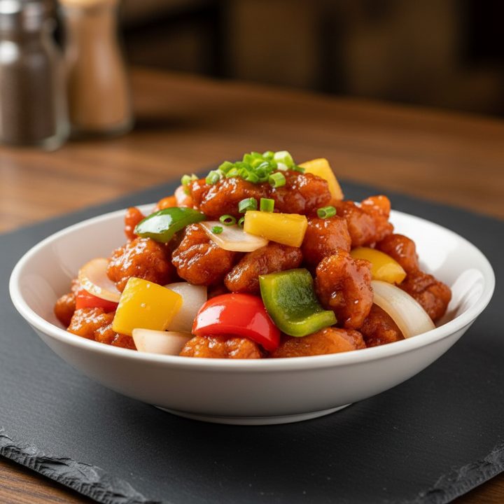 Sweet and sour pork — that's our most popular dish.
